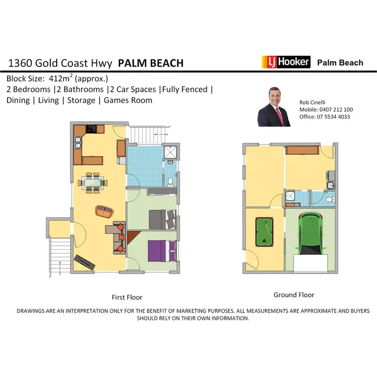Floorplan of Homely house listing, 1360 Gold Coast Highway, Palm Beach QLD 4221