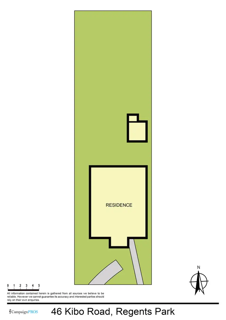 Floorplan of Homely house listing, 46 Kibo Rd, Regents Park NSW 2143