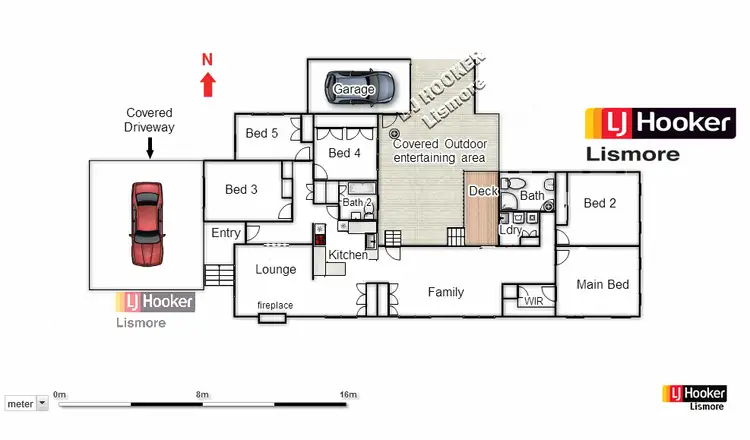 Floorplan of Homely house listing, 8 Hudson Avenue, East Lismore NSW 2480