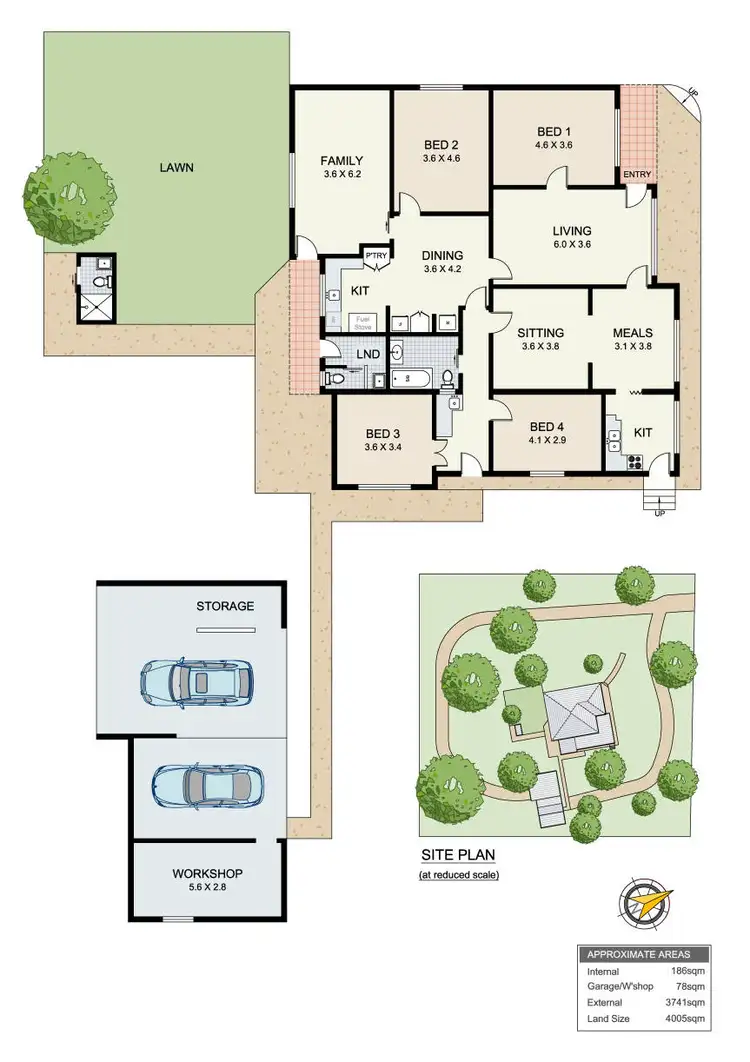 Floorplan of Homely house listing, 7 Gayline Drive, Narellan Vale NSW 2567