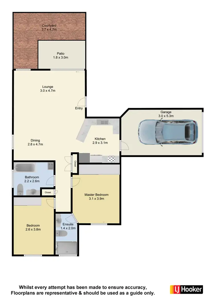 Floorplan of Homely unit listing, Unit 4/2 Halcomb Street, Zillmere QLD 4034