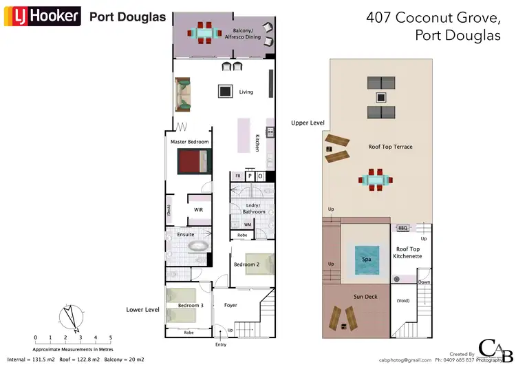 Floorplan of Homely unit listing, 407 Coconut Grove/56-64 Macrossan Street, Port Douglas QLD 4877