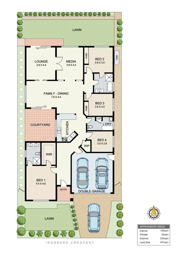 Floorplan of Homely house listing, 18 Ironbark Crescent, Lidcombe NSW 2141