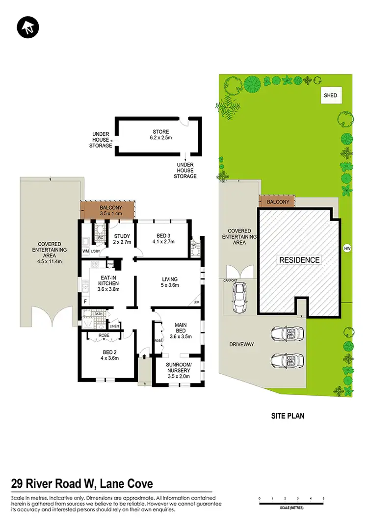 Floorplan of Homely house listing, 29 River Road West, Lane Cove NSW 2066