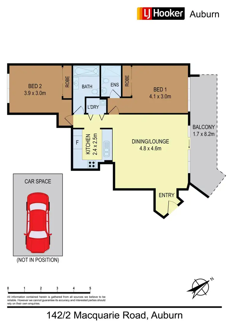 Floorplan of Homely apartment listing, 142/2 Macquarie Rd, Auburn NSW 2144