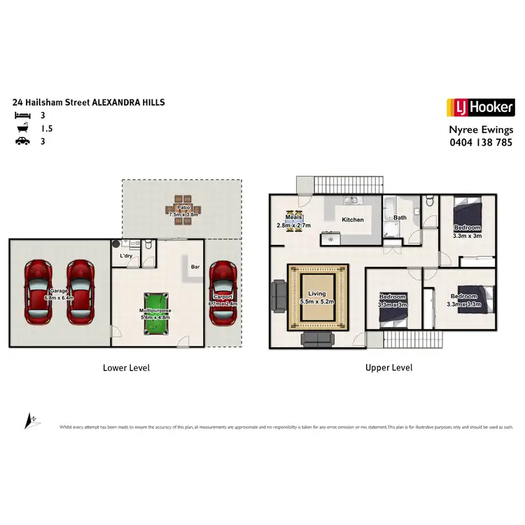 Floorplan of Homely house listing, 24 Hailsham Street, Alexandra Hills QLD 4161