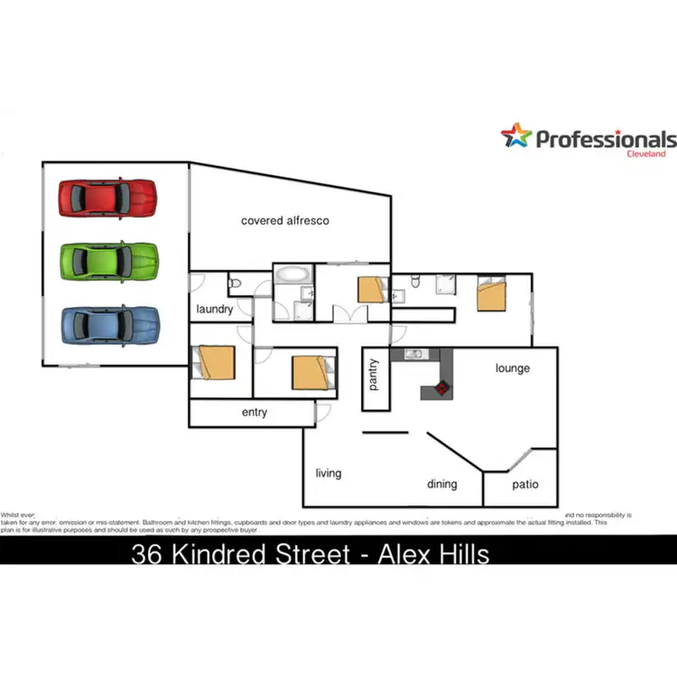 Floorplan of Homely house listing, 36 Kindred Street, Alexandra Hills QLD 4161
