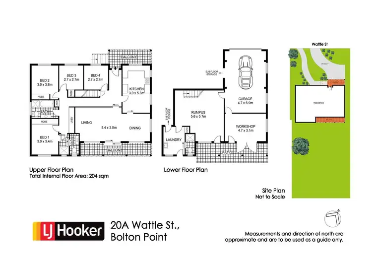Floorplan of Homely house listing, 20a Wattle Street, Bolton Point NSW 2283