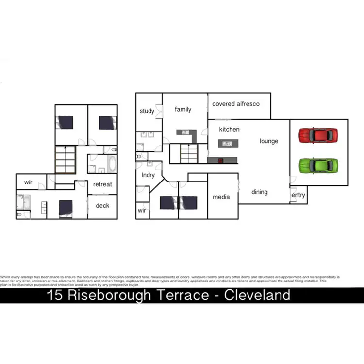 Floorplan of Homely house listing, 15 Riseborough Terrace, Cleveland QLD 4163