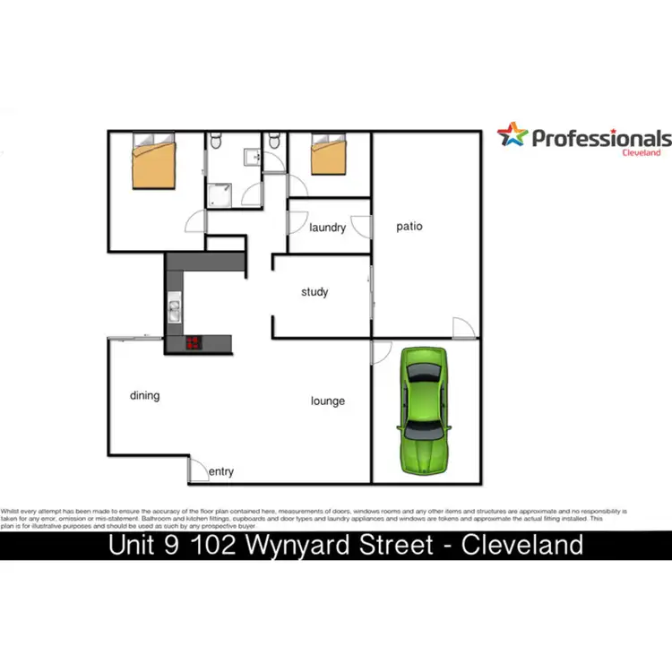Floorplan of Homely house listing, 9/102 Wynyard Street, Cleveland QLD 4163