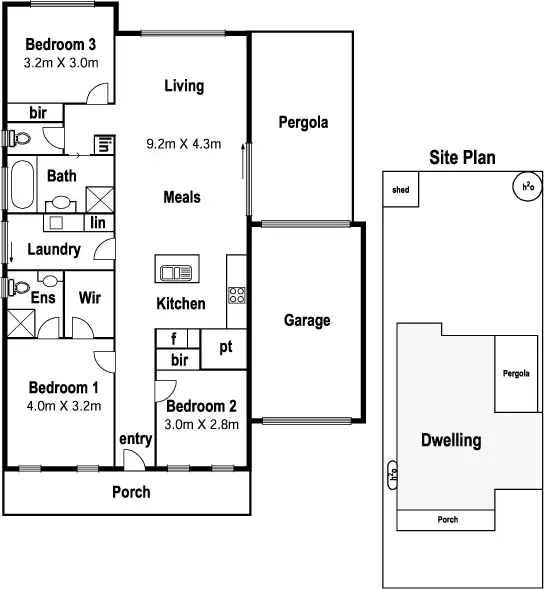 Floorplan of Homely house listing, 11 Kage Grove, Mernda VIC 3754