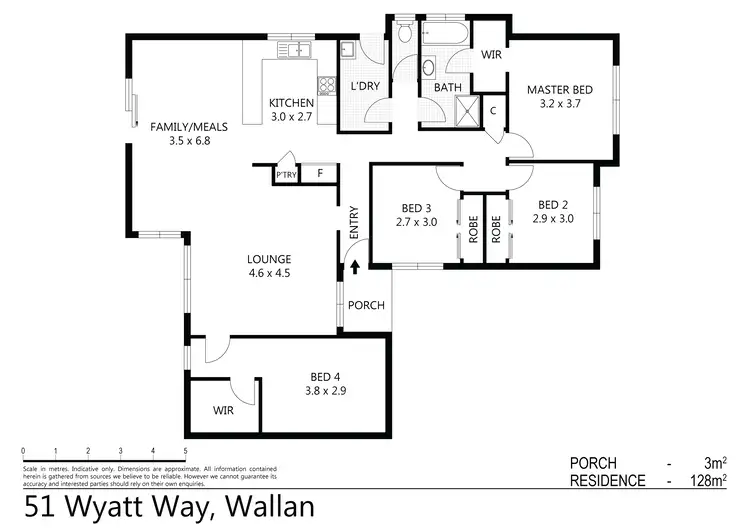 Floorplan of Homely house listing, 51 Wyatt Way, Wallan VIC 3756