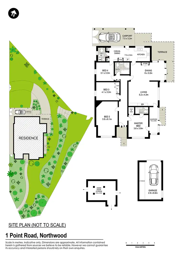 Floorplan of Homely house listing, 1 Point Road, Northwood NSW 2066