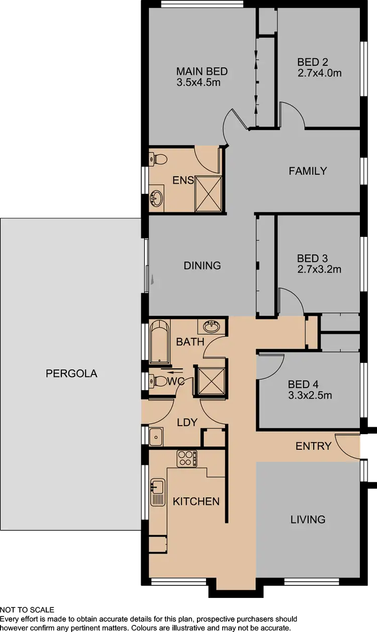 Floorplan of Homely house listing, 18 Rebecca Court, Cranbourne North VIC 3977