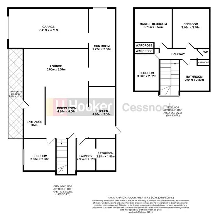 Floorplan of Homely house listing, 1 Burnett St, Cessnock NSW 2325