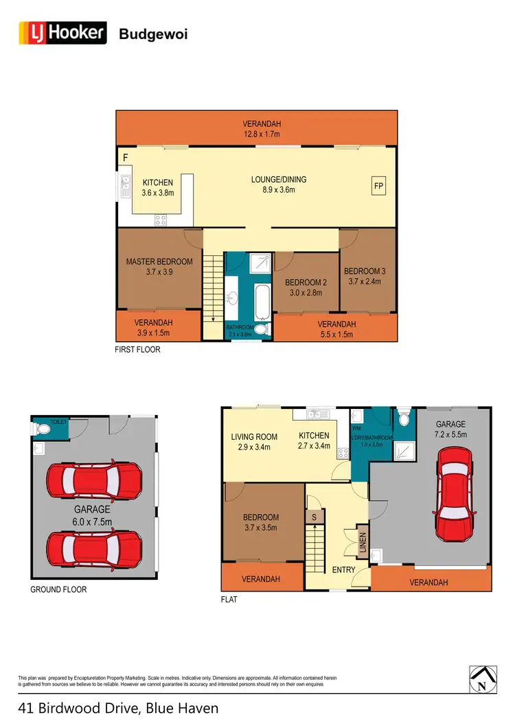 Floorplan of Homely house listing, 41 Birdwood Drive, Blue Haven NSW 2262