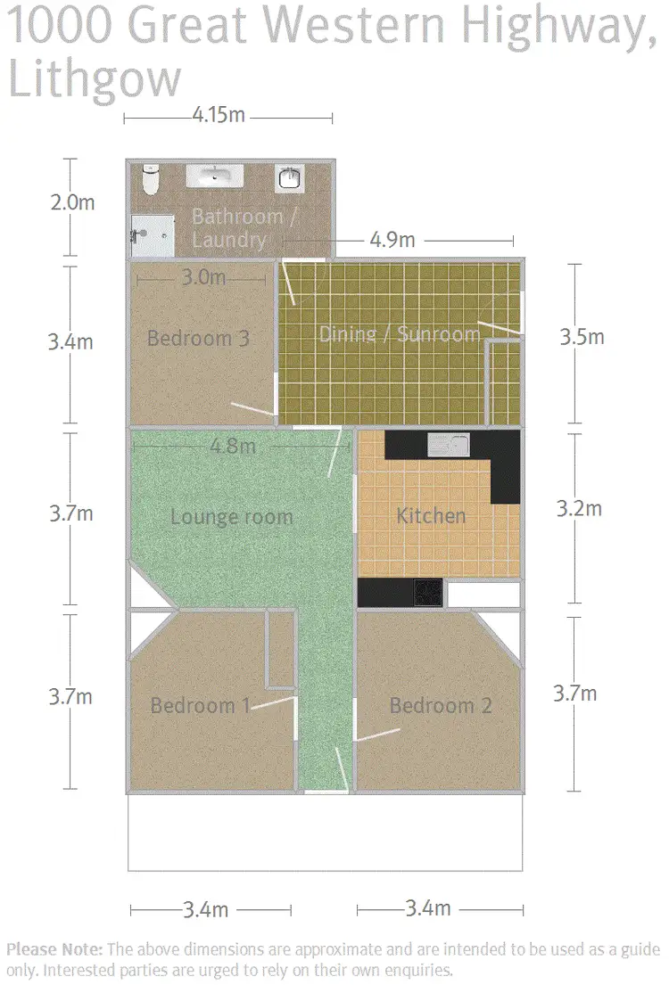 Floorplan of Homely house listing, 1000 Great Western Highway, Lithgow NSW 2790