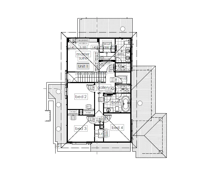 Floorplan of Homely house listing, Unit 1/148 Village Circuit, Gregory Hills NSW 2557