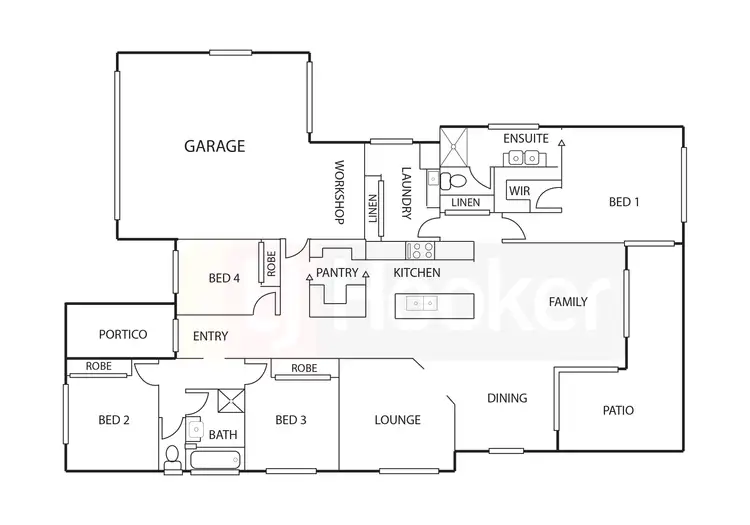 Floorplan of Homely house listing, 23 Diamantina Circuit, Harrington NSW 2427
