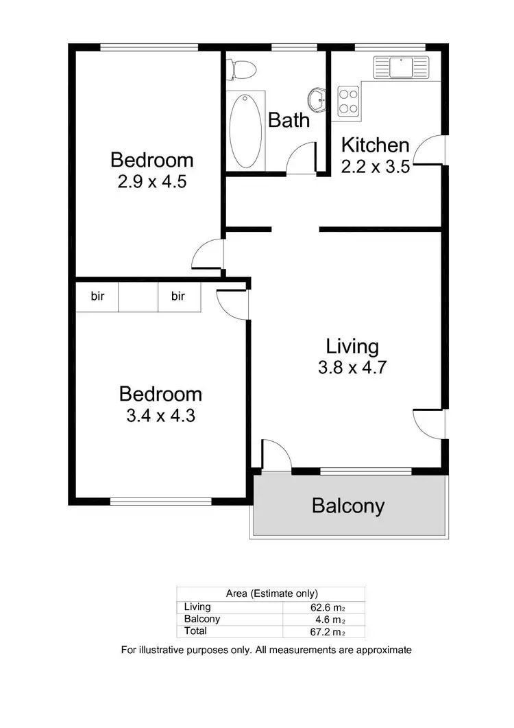 Floorplan of Homely unit listing, 20/385 Marion Road, Plympton SA 5038
