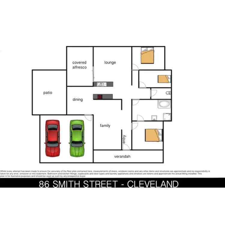 Floorplan of Homely house listing, 86 Smith Street, Cleveland QLD 4163