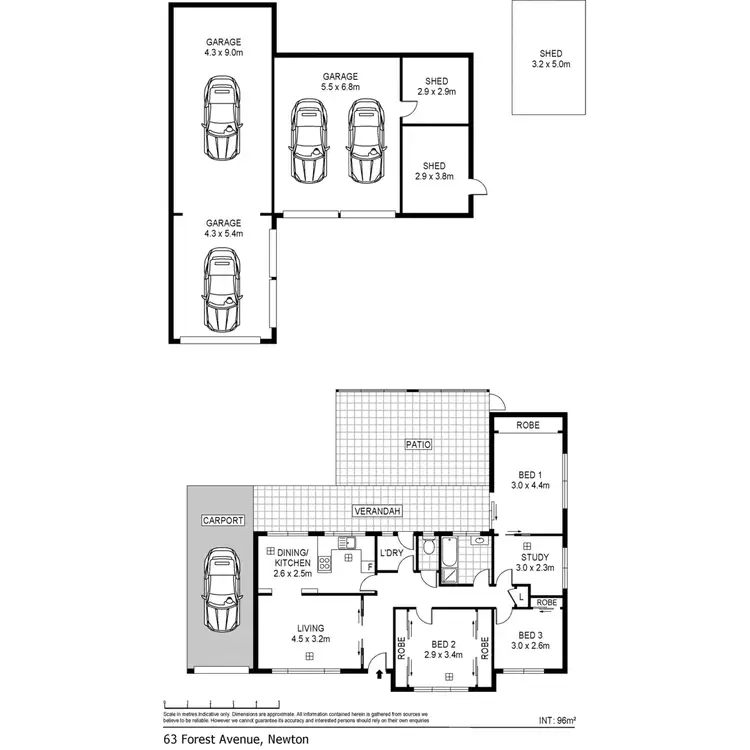 Floorplan of Homely house listing, 63 Forest Avenue, Newton SA 5074