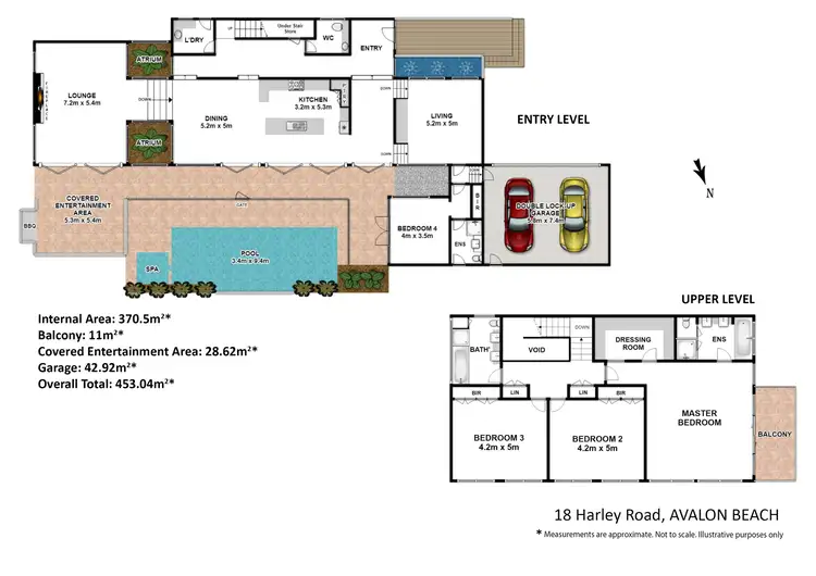 Floorplan of Homely house listing, 18 Harley Road, Avalon Beach NSW 2107