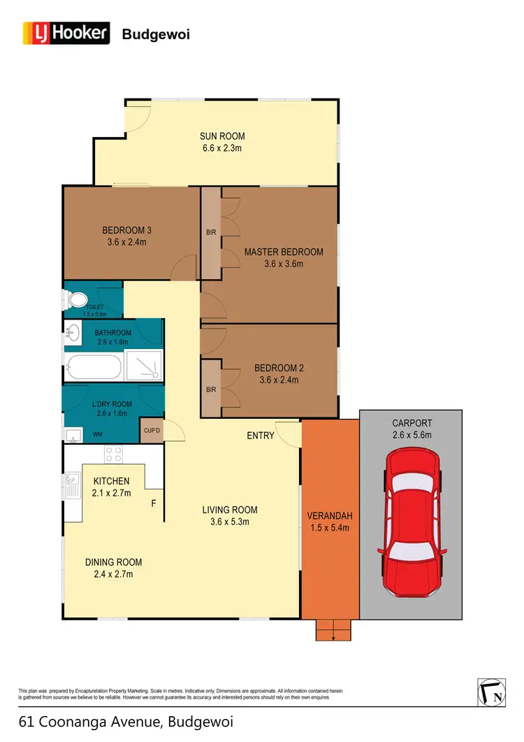 Floorplan of Homely house listing, 61 Coonanga Avenue, Budgewoi NSW 2262