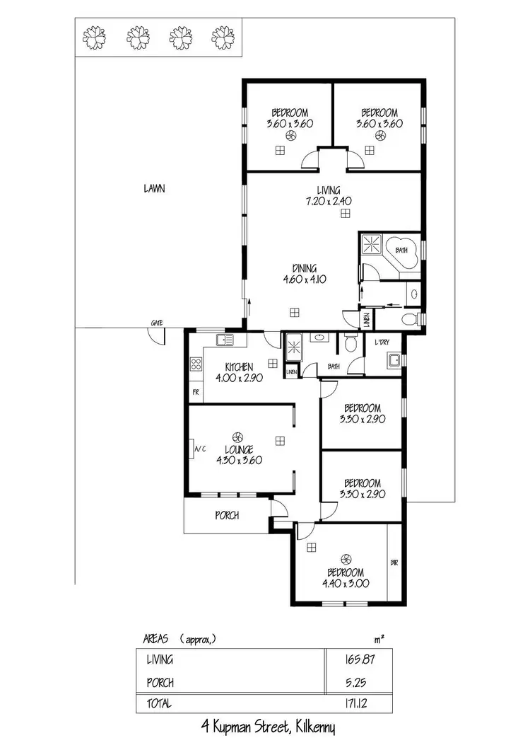 Floorplan of Homely house listing, 4 Kupman Street, Kilkenny SA 5009
