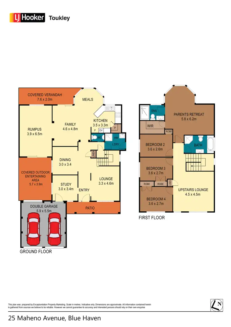 Floorplan of Homely house listing, 25 Maheno Avenue, Blue Haven NSW 2262