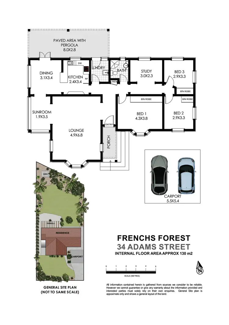 Floorplan of Homely house listing, 34 Adams Street, Frenchs Forest NSW 2086