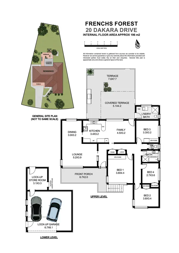 Floorplan of Homely house listing, 20 Dakara Drive, Frenchs Forest NSW 2086