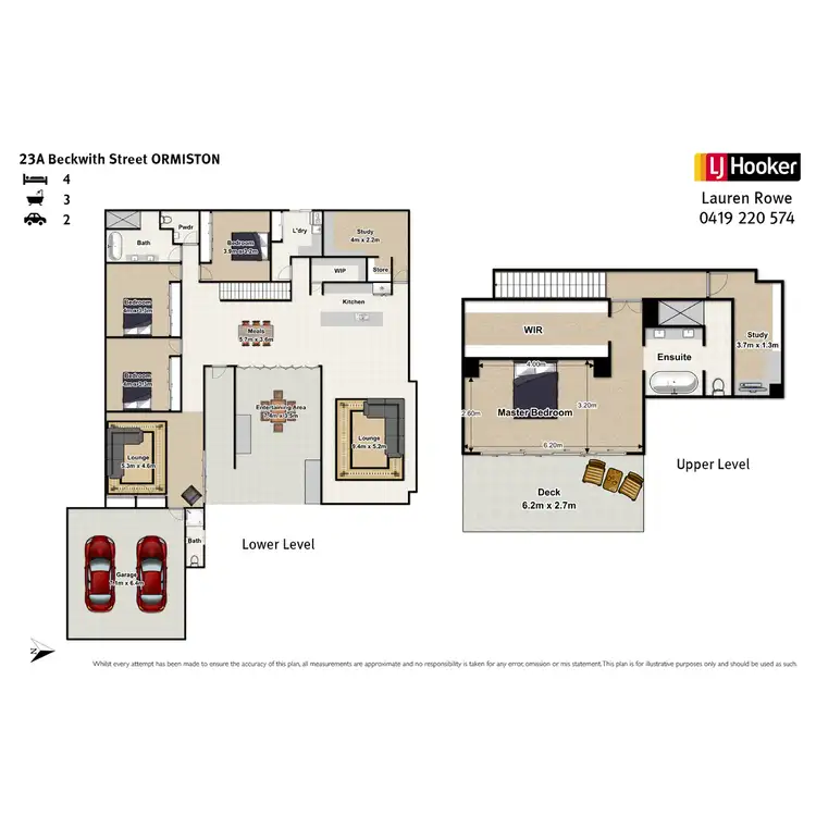 Floorplan of Homely house listing, 23A Beckwith Street, Ormiston QLD 4160