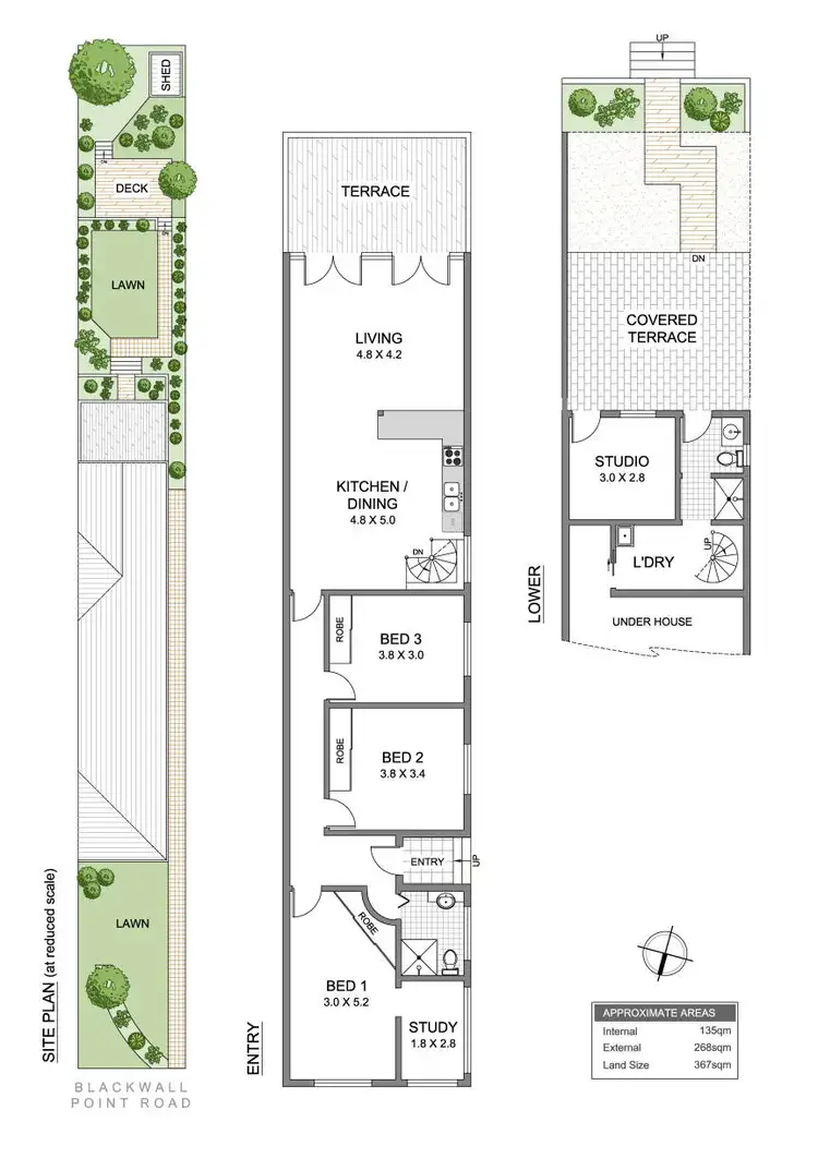 Floorplan of Homely house listing, 76 Blackwall Point Road, Chiswick NSW 2046
