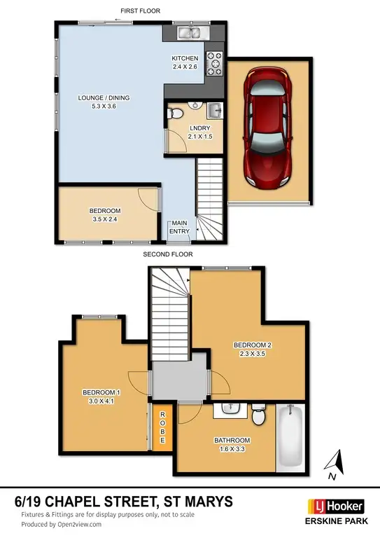 Floorplan of Homely townhouse listing, 6/19 - 21 Chapel Street, St Marys NSW 2760