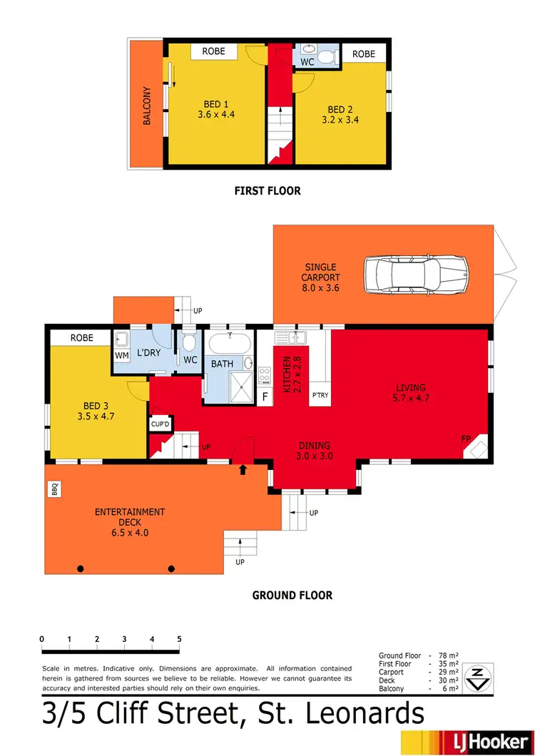 Floorplan of Homely house listing, 3/5 Cliff Street, St Leonards VIC 3223