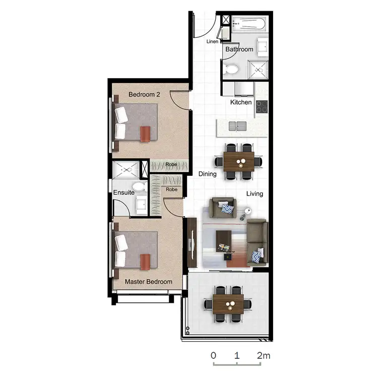 Floorplan of Homely apartment listing, 4/699 Oxley Road, Corinda QLD 4075