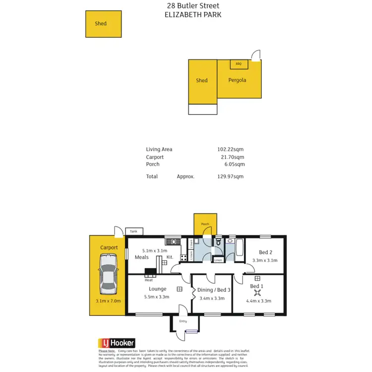 Floorplan of Homely house listing, 28 Butler Street, Elizabeth Park SA 5113