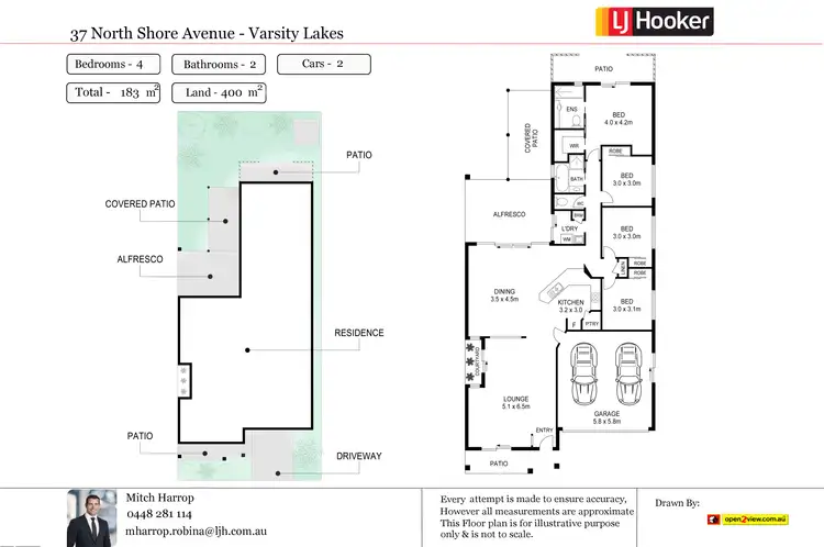 Floorplan of Homely house listing, 37 North Shore Avenue, Varsity Lakes QLD 4227