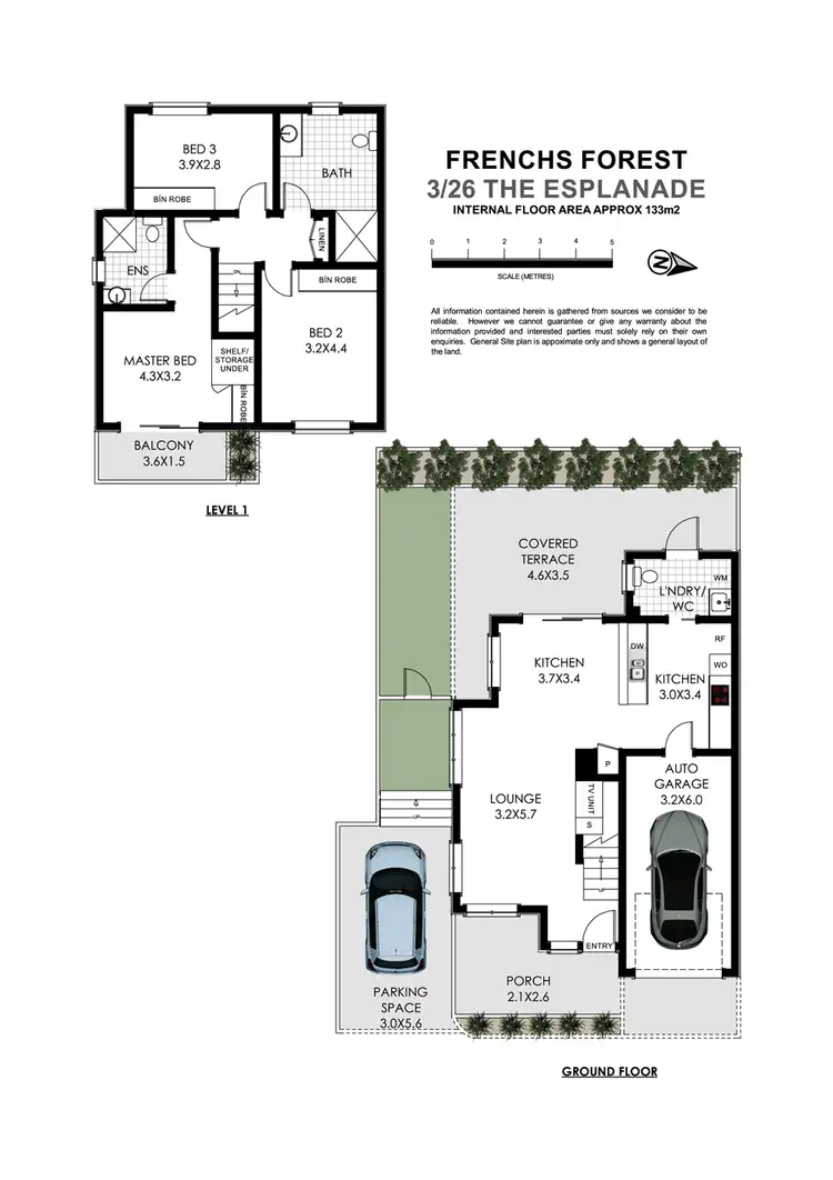 Floorplan of Homely townhouse listing, 3/26 The Esplanade, Frenchs Forest NSW 2086