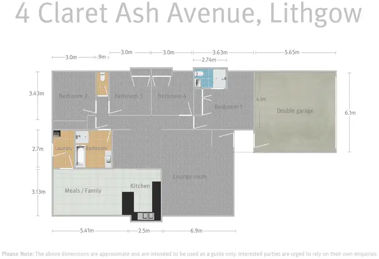 Floorplan of Homely house listing, 4 Claret Ash Avenue, Lithgow NSW 2790