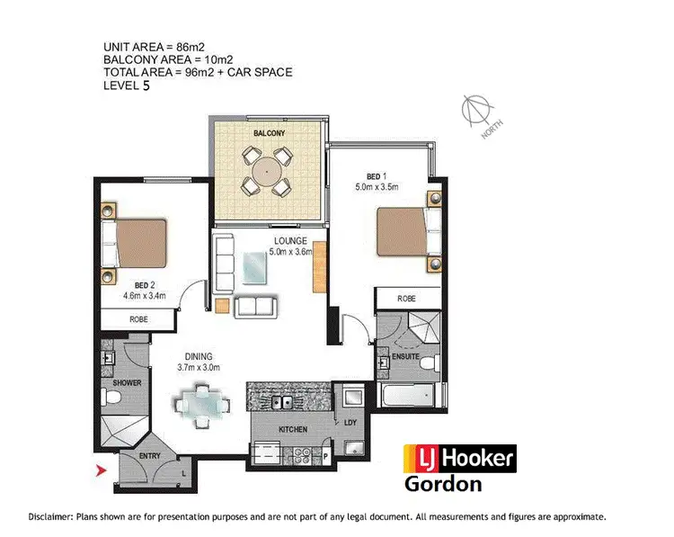 Floorplan of Homely unit listing, 510/5 Pymble Avenue, Pymble NSW 2073