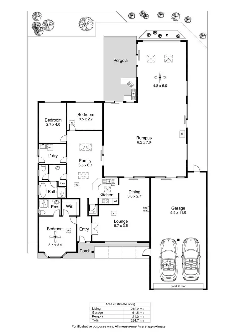 Floorplan of Homely house listing, 206 Burton Road, Paralowie SA 5108