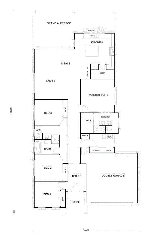 Floorplan of Homely house listing, 7 Hinton Crescent, Mango Hill QLD 4509