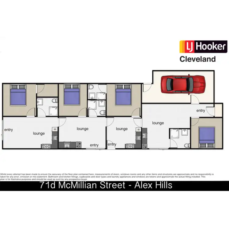 Floorplan of Homely house listing, 71D McMillan Road, Alexandra Hills QLD 4161