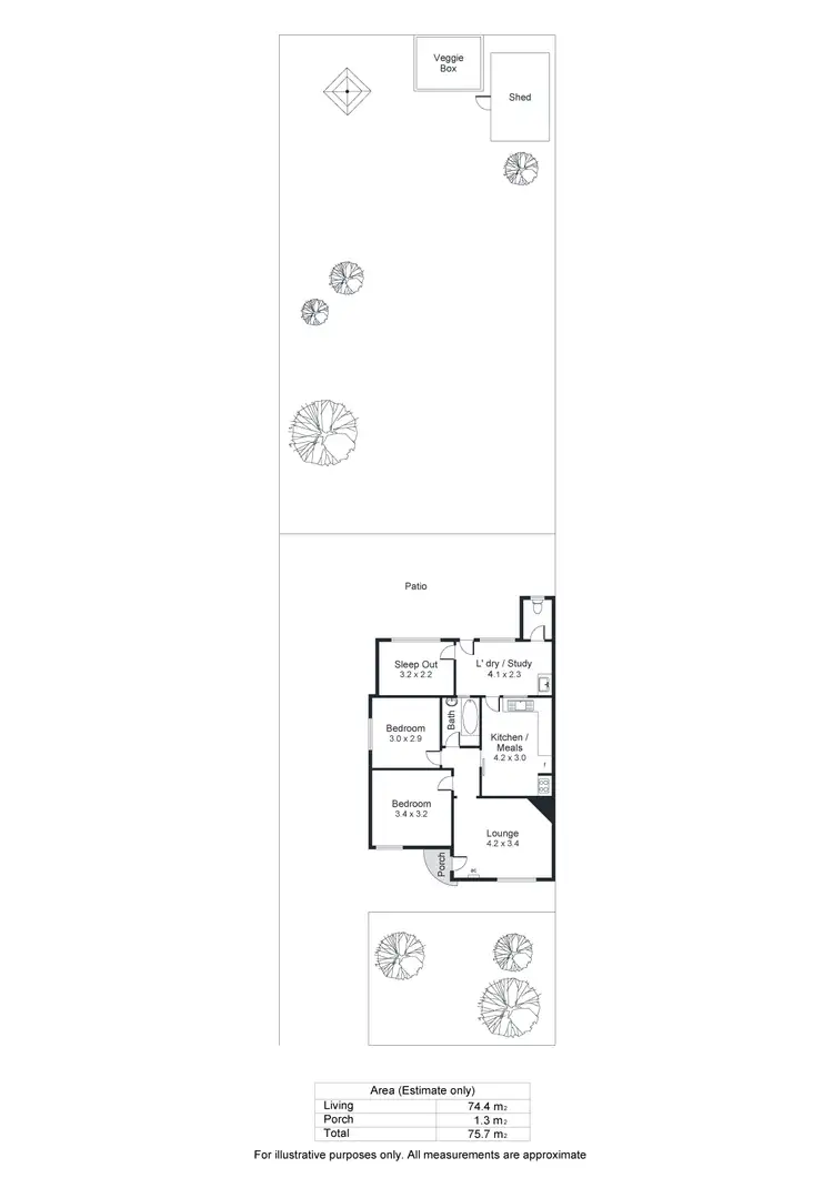 Floorplan of Homely house listing, 91 William Street, Beverley SA 5009