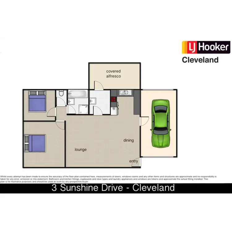 Floorplan of Homely house listing, 6/1-3 Sunshine Drive, Cleveland QLD 4163