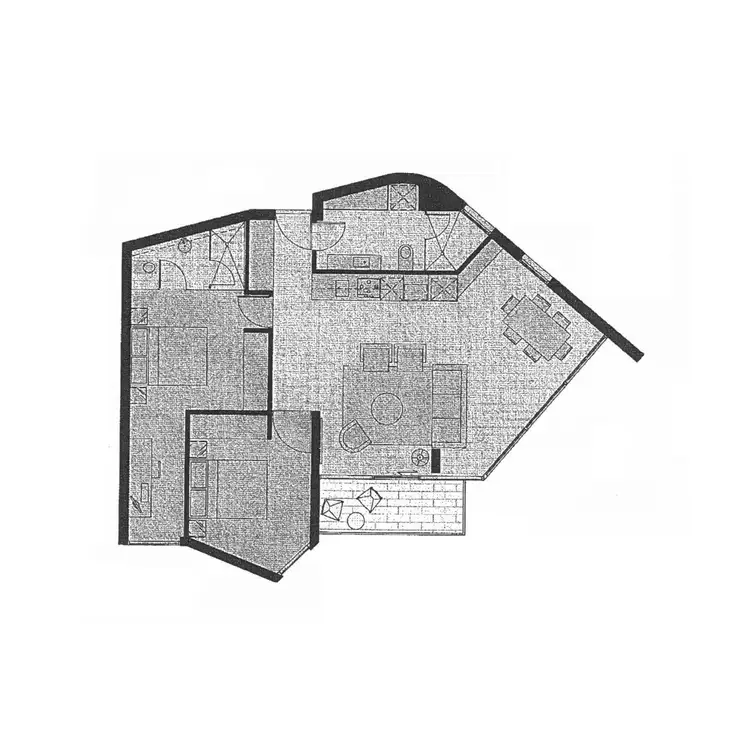 Floorplan of Homely apartment listing, 1512/673 LaTrobe Street, Docklands VIC 3008