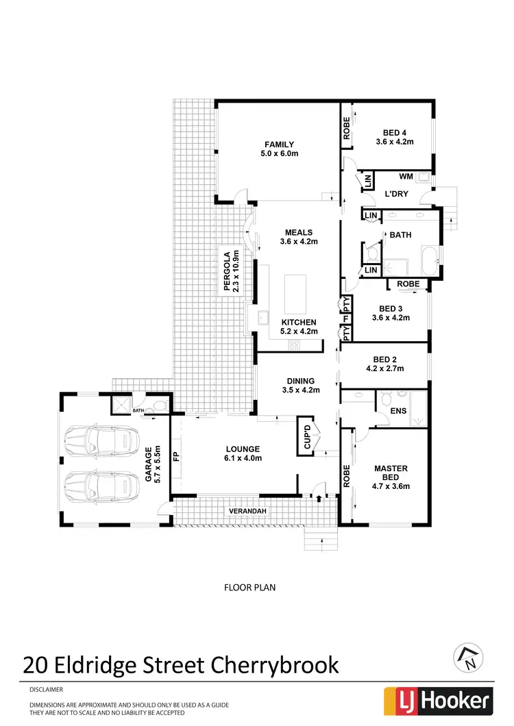 Floorplan of Homely house listing, 20 Eldridge Street, Cherrybrook NSW 2126