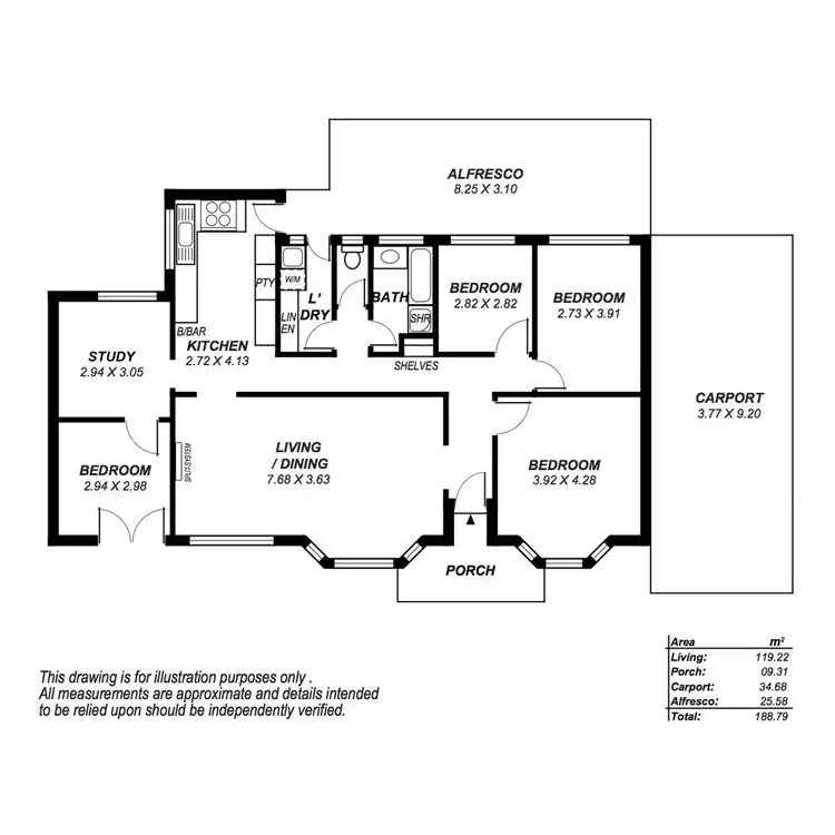 Floorplan of Homely house listing, 79 Pegasi Avenue, Hope Valley SA 5090